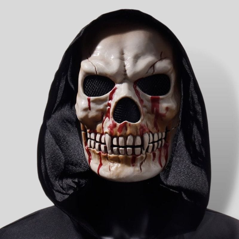 masque tête de mort halloween - Marque Générique