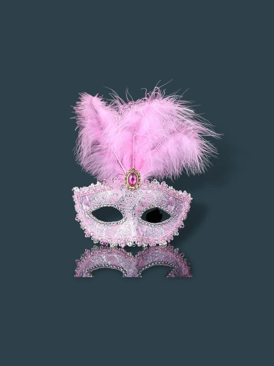 Rose Masque Carnaval | Mask Mania | Boutique Officiel