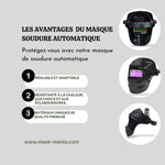 Noir Masque De Soudure Automatique | Mask Mania