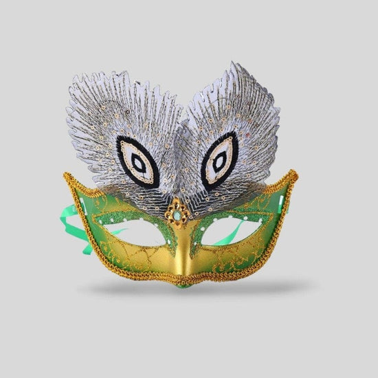 Jaune Masque Yeux Carnaval | Mask Mania